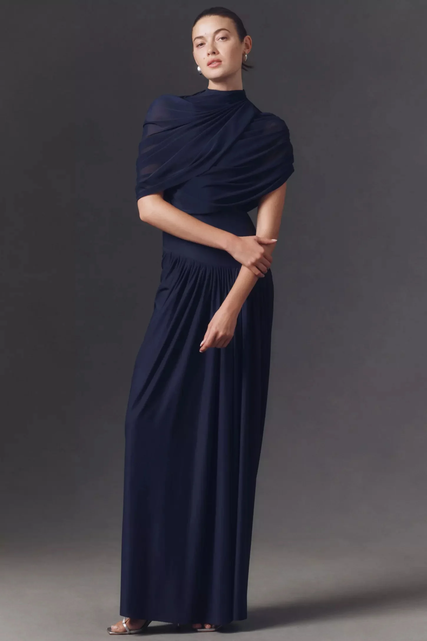 Deme by Gabriella Jasmine Draped Maxi Dress