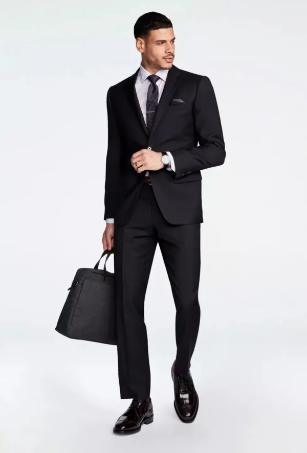 Indochino Hemsworth Black Suit