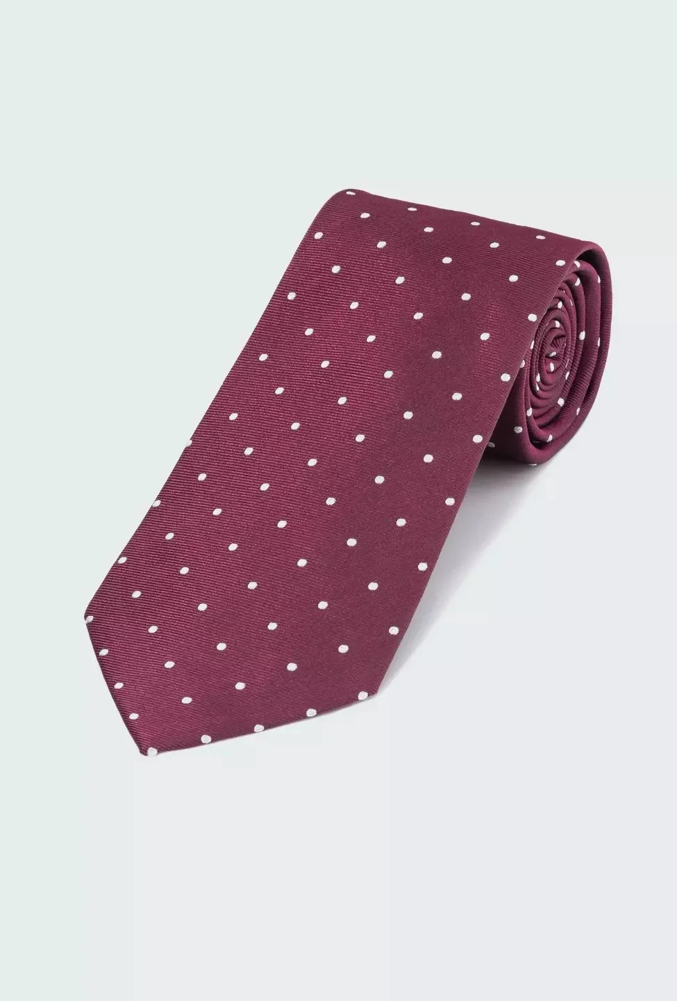 Indochino Burgundy Pindot Tie