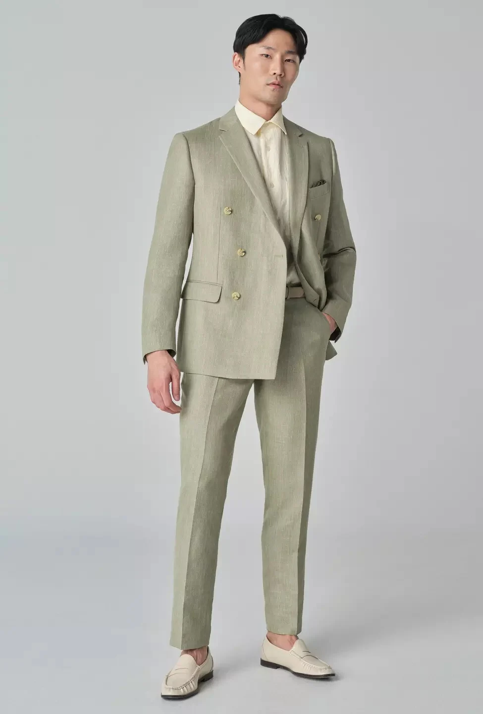Indochino Outwell Dobby Sage Suit