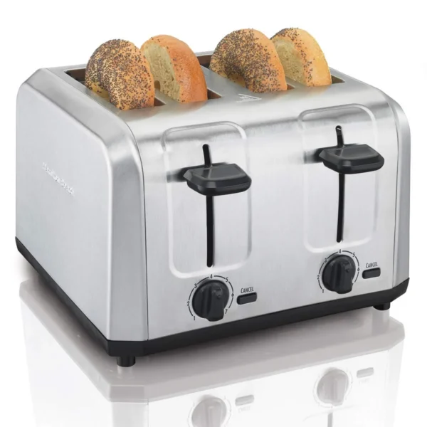 Hamilton Beach Brushed Stainless Steel 4-Slice Toaster