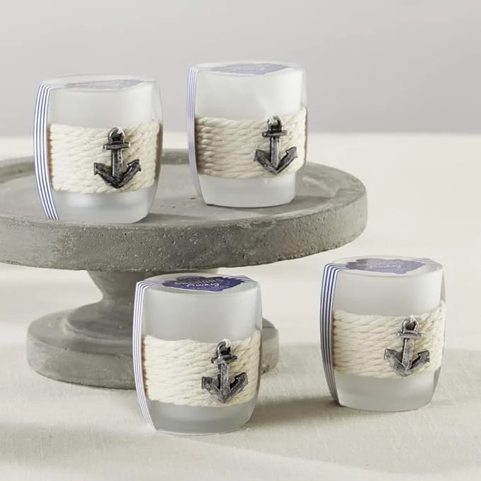 Kate Aspen Anchors Away Rope Tealight Votive Candle Holder