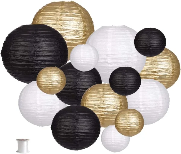 Round Hanging Paper Lanterns Decorations