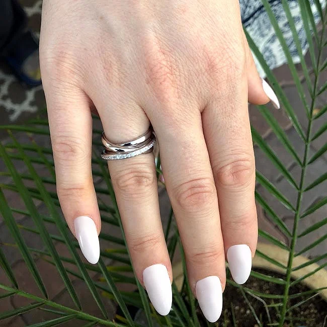 Barkev's Criss Cross Wedding Band