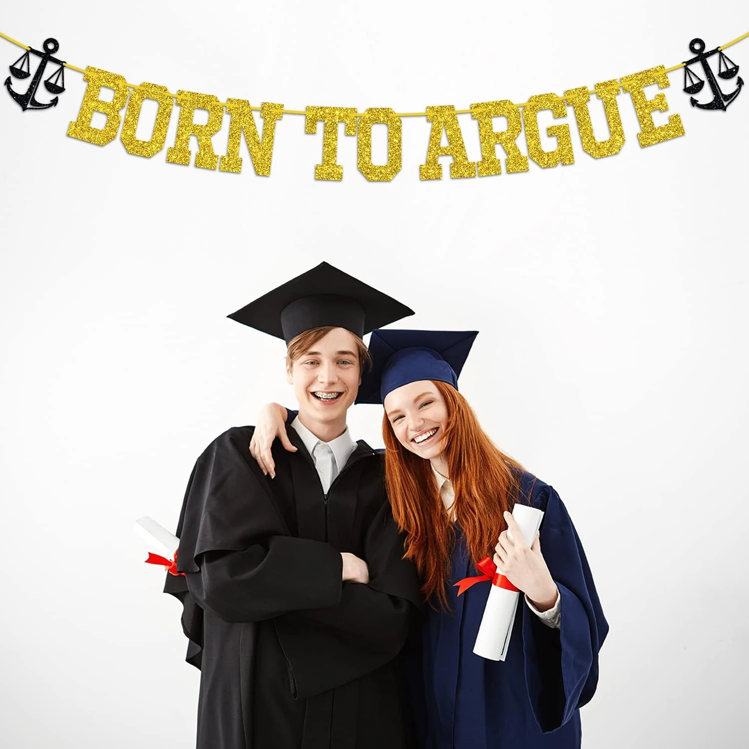 Born to Argue Law School Graduation Banner