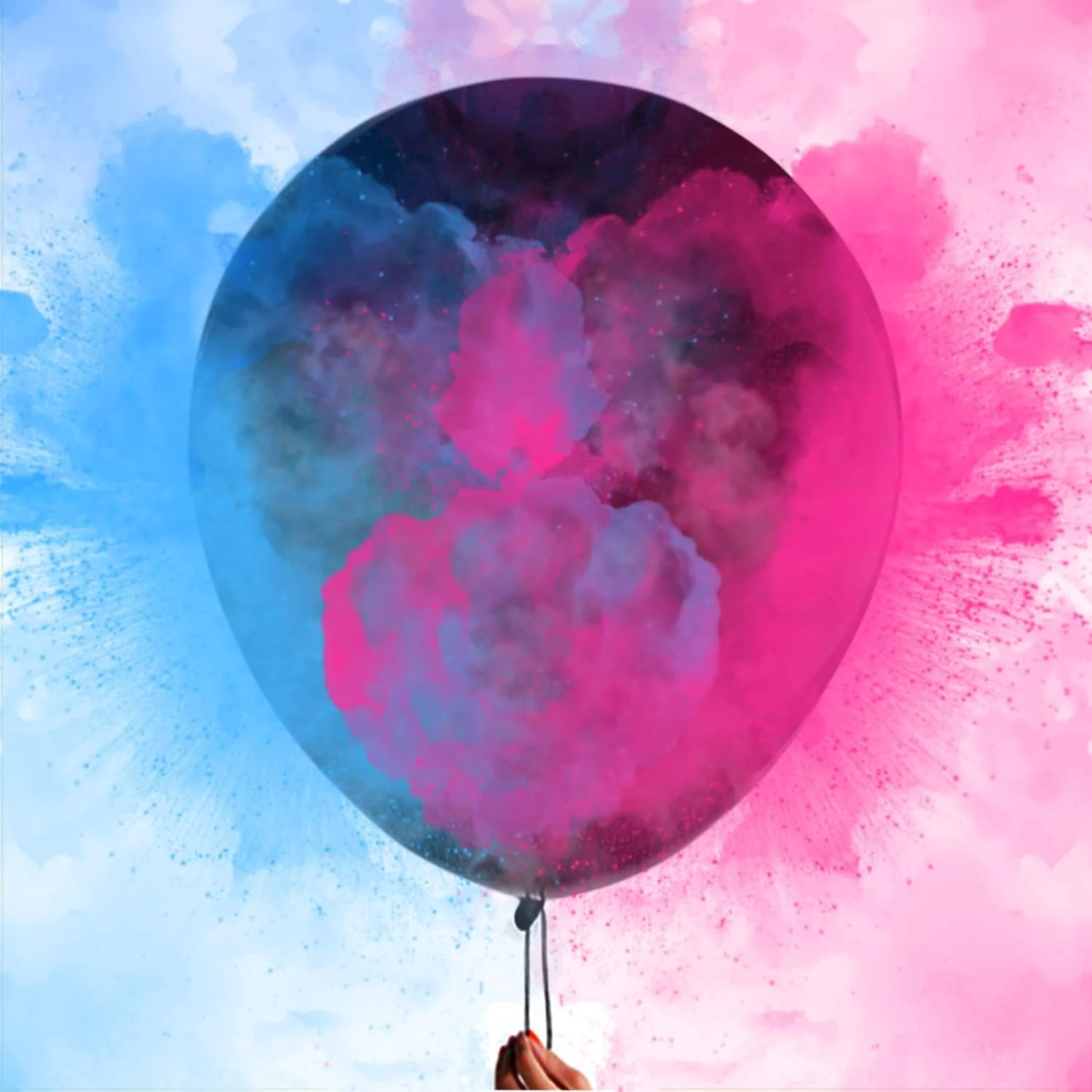 Gender reveal party balloon