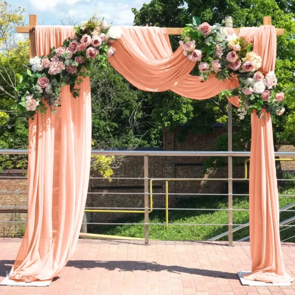 Wedding Arch Chiffon Fabric Drapes 20FT 1 Panel