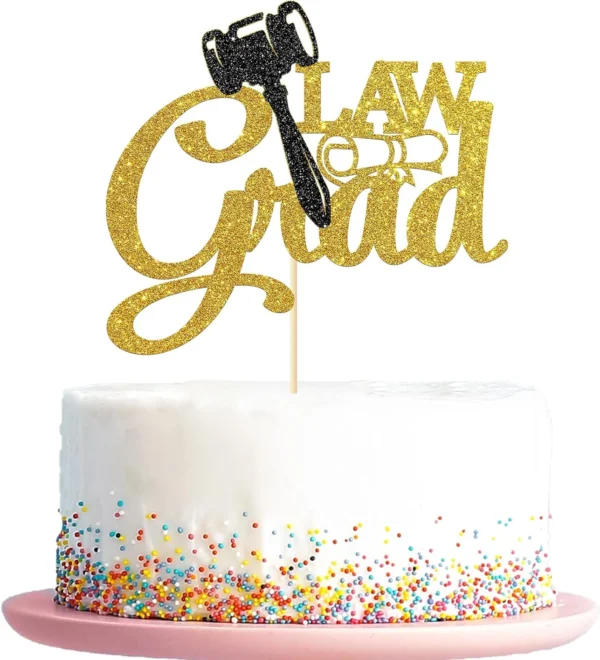 Law Grad Cake Topper