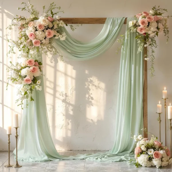 PARTISKY Wedding Arch Draping Fabric