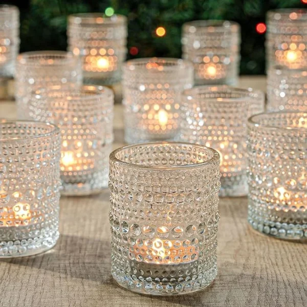 TRIRITE 36 Pcs Votive Candle Holders for Table Centerpiece