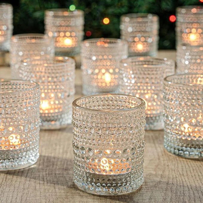 TRIRITE 36 Pcs Votive Candle Holders for Table Centerpiece