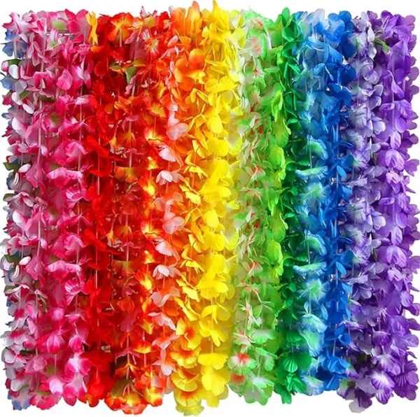 36 Hawaiian Leis Necklace Tropical Luau