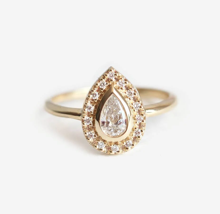 Capucinne Andie Diamond Engagement Ring