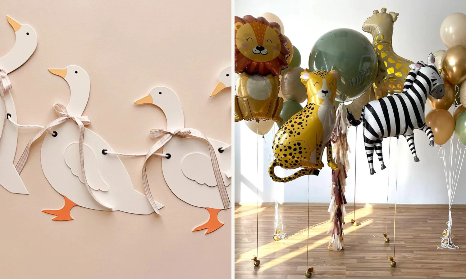 Cute Animals Baby Shower Inspo Board Cover