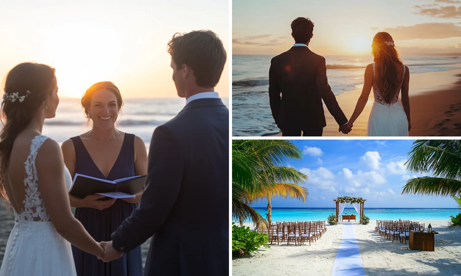 Destination beach wedding blog cover image