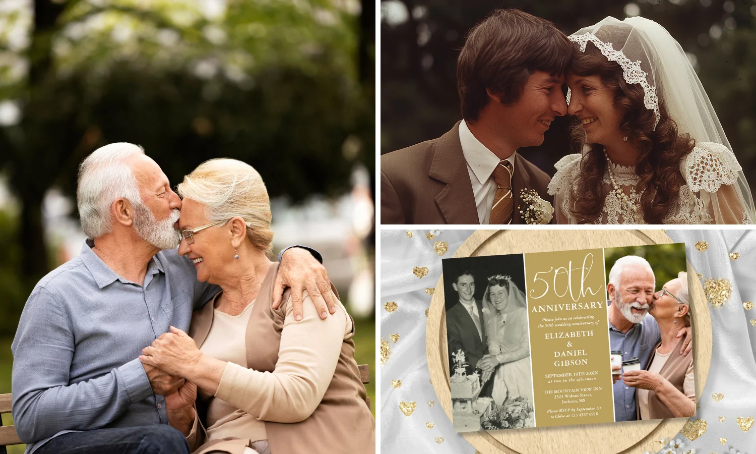 Traditional 50th wedding anniversary blog cover image