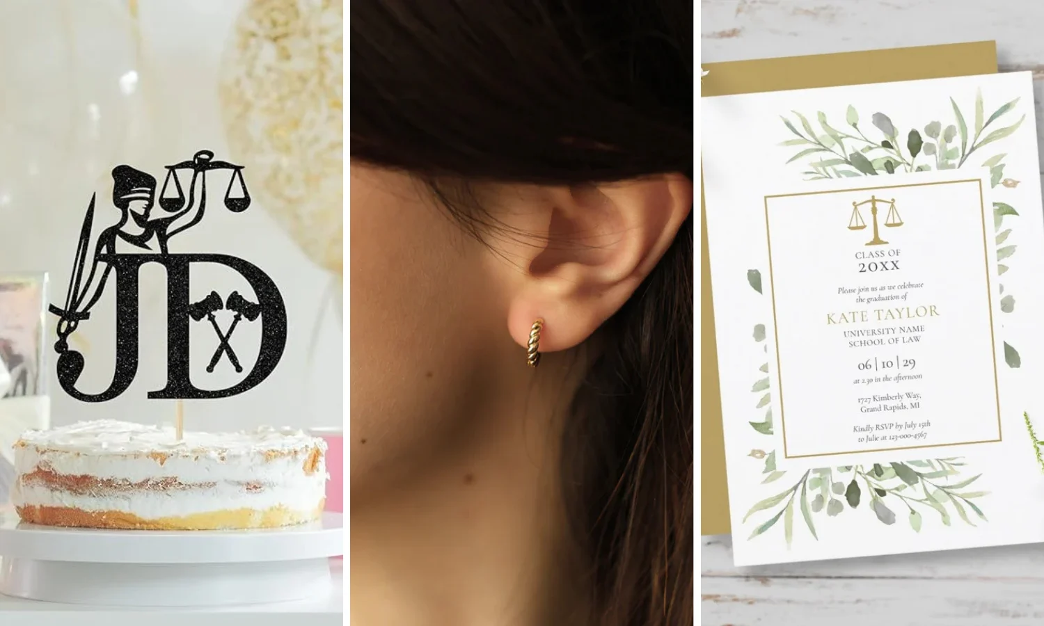 Law Graduation Party Inspo Board Cover