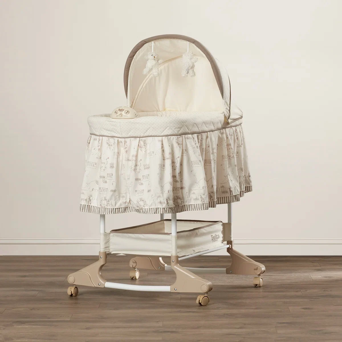 Wayfair Animal Bassinet with Bedding and Mattress Alt