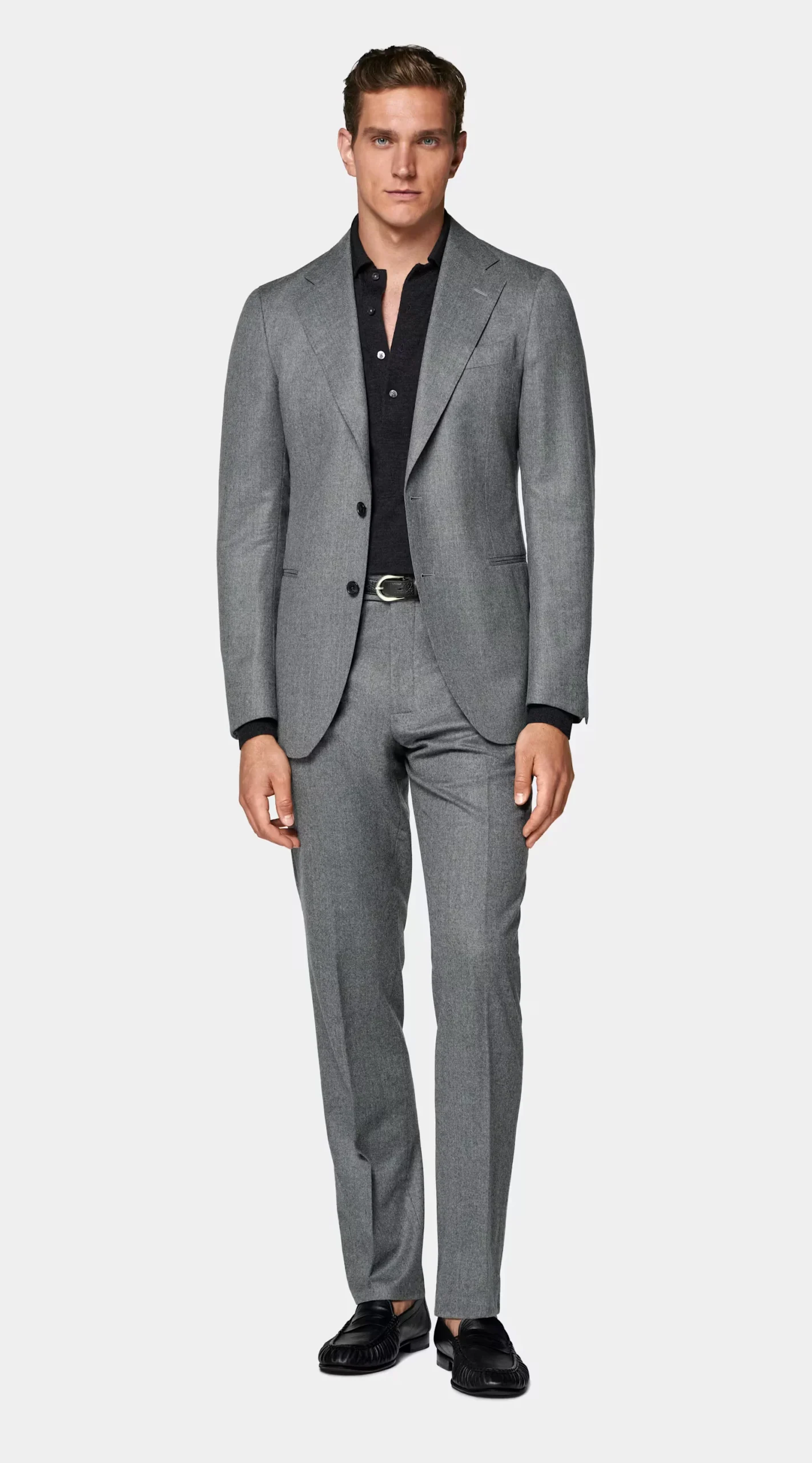 Suitsupply Mid Grey Tailored Fit Havana Suit
