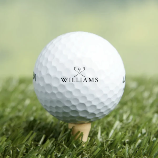 Classic Personalized Name Golf Clubs Golf Balls