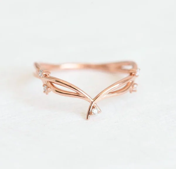 Capucinne Diamond Nesting Band