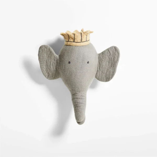 Crate & Barrel Felt Animal Head Wall Decor
