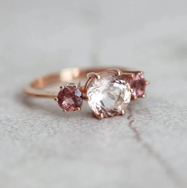 Capucinne Giovanna Morganite Ring Rose Gold