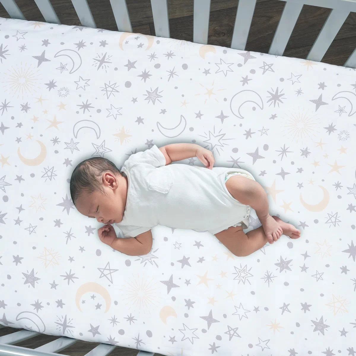 Wayfair Goodnight Moon 3-Piece Celestial Nursery Baby Crib Bedding Set Baby