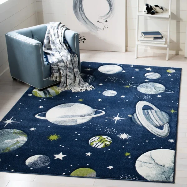 Wayfair Planets & Night Sky Nursery Rug