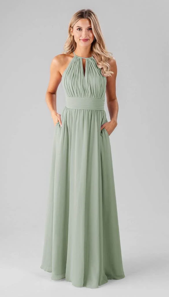 Kennedy Blue Bailey Halter Neckline Bridesmaid Dress