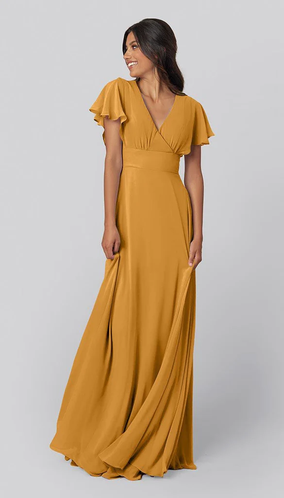 Kennedy Blue Luca Modest Bridesmaid Dress