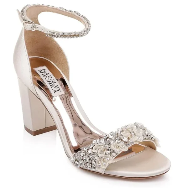Badgley Mischka Women’s Heeled Sandals – Block Heel