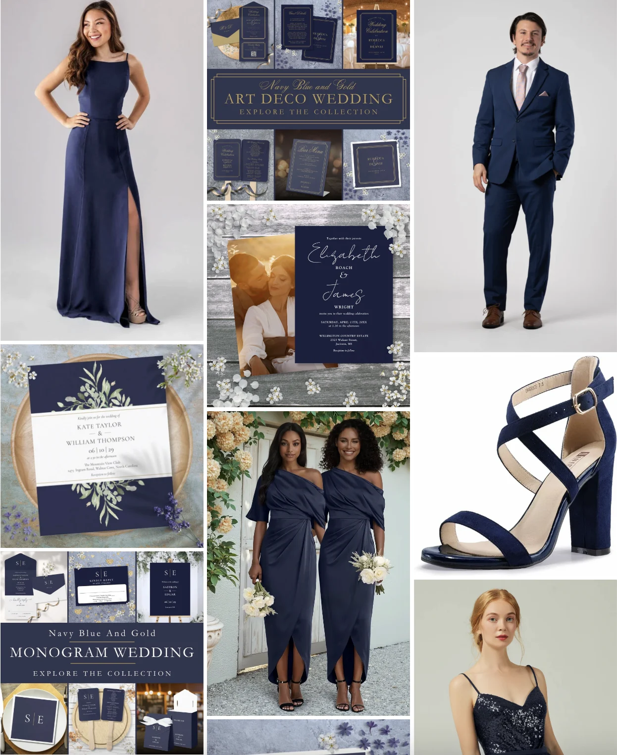 Navy Blue Inspo Board Preview