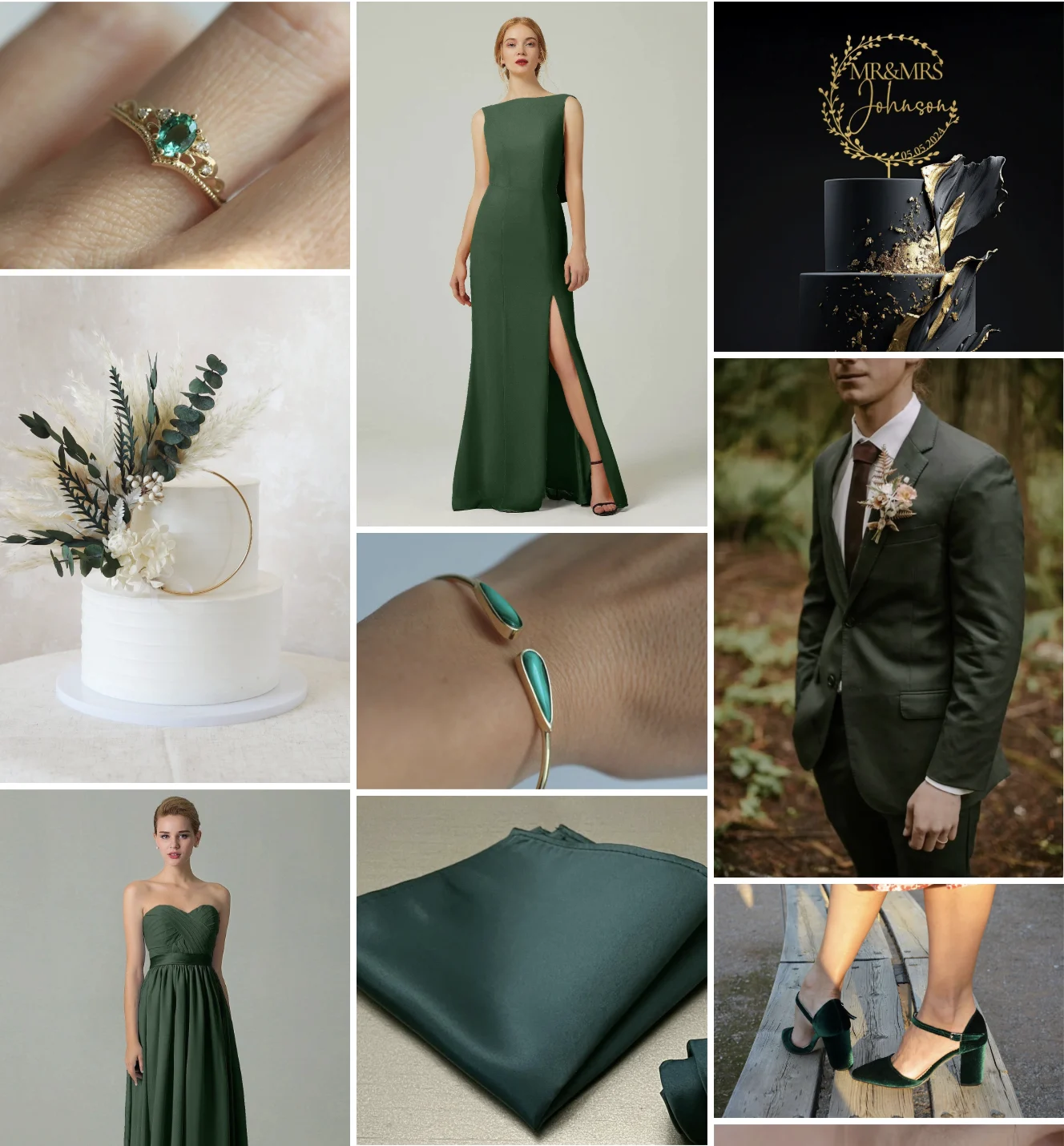 Emerald Green Inspo Board Preview