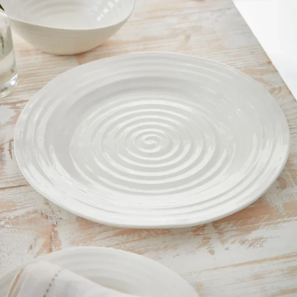 Sophie Conran Portmeirion Plates, White (Set of 4)