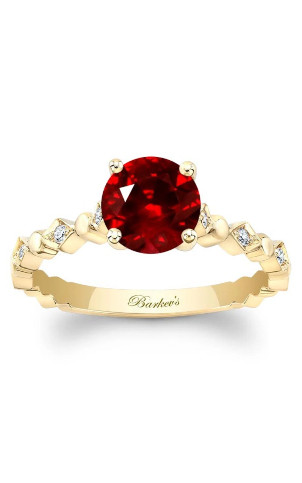 Art Deco Ruby And Diamond Ring