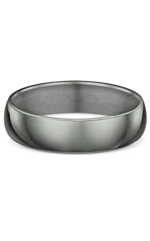 Barkev's Men's Simple Domed Wedding Band