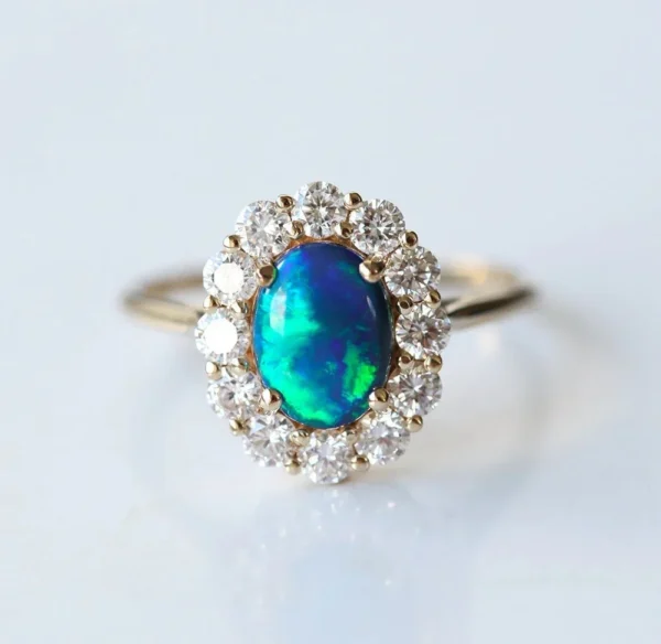 Capucinne Whitney Opal Ring