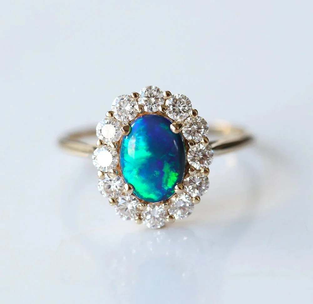 Capucinne Whitney Opal Ring