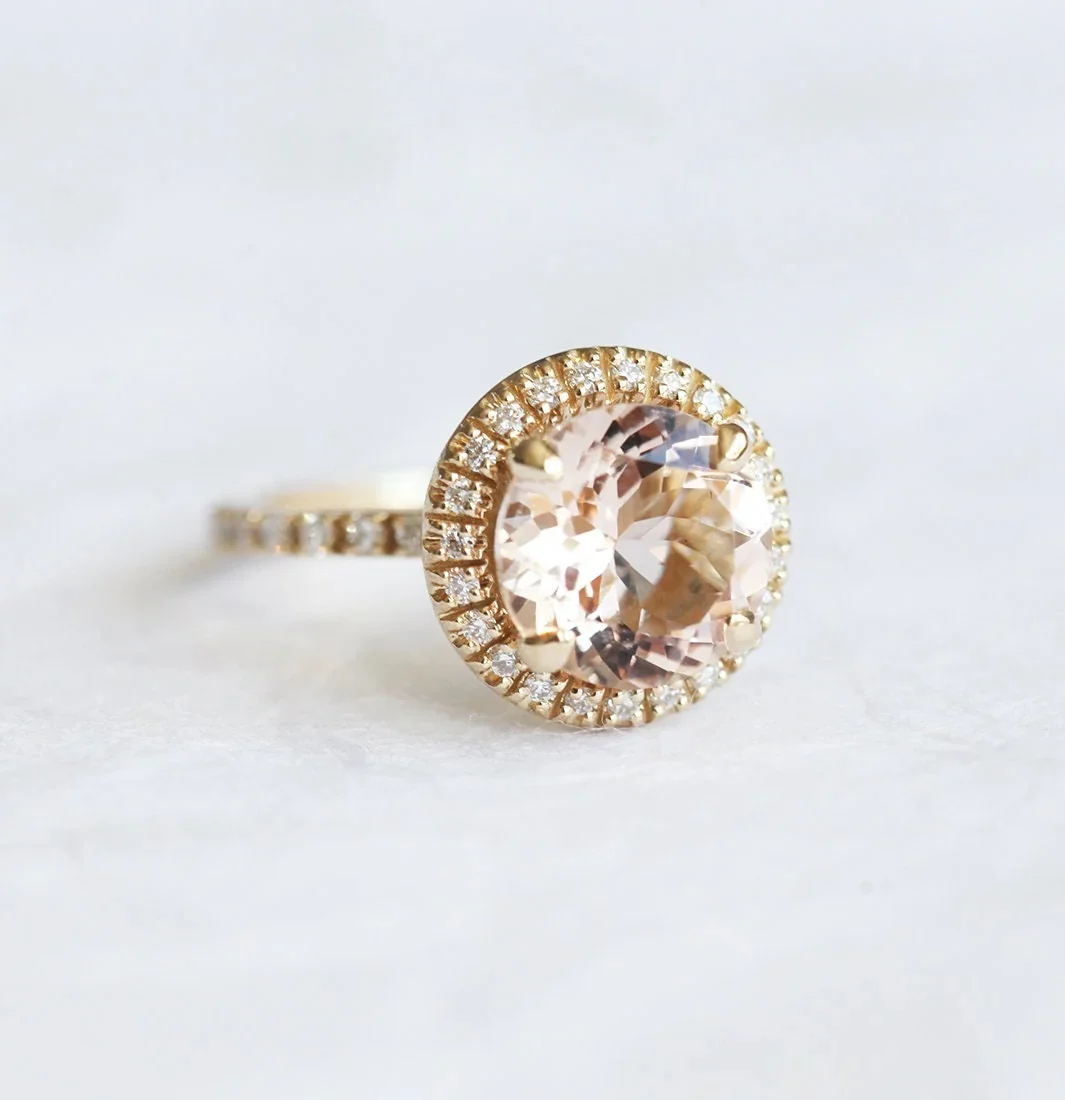 Capucinne Yasmine Morganite Ring
