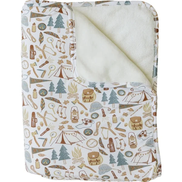Project Nursery Camping Trip Bamboo Fleece Quilt