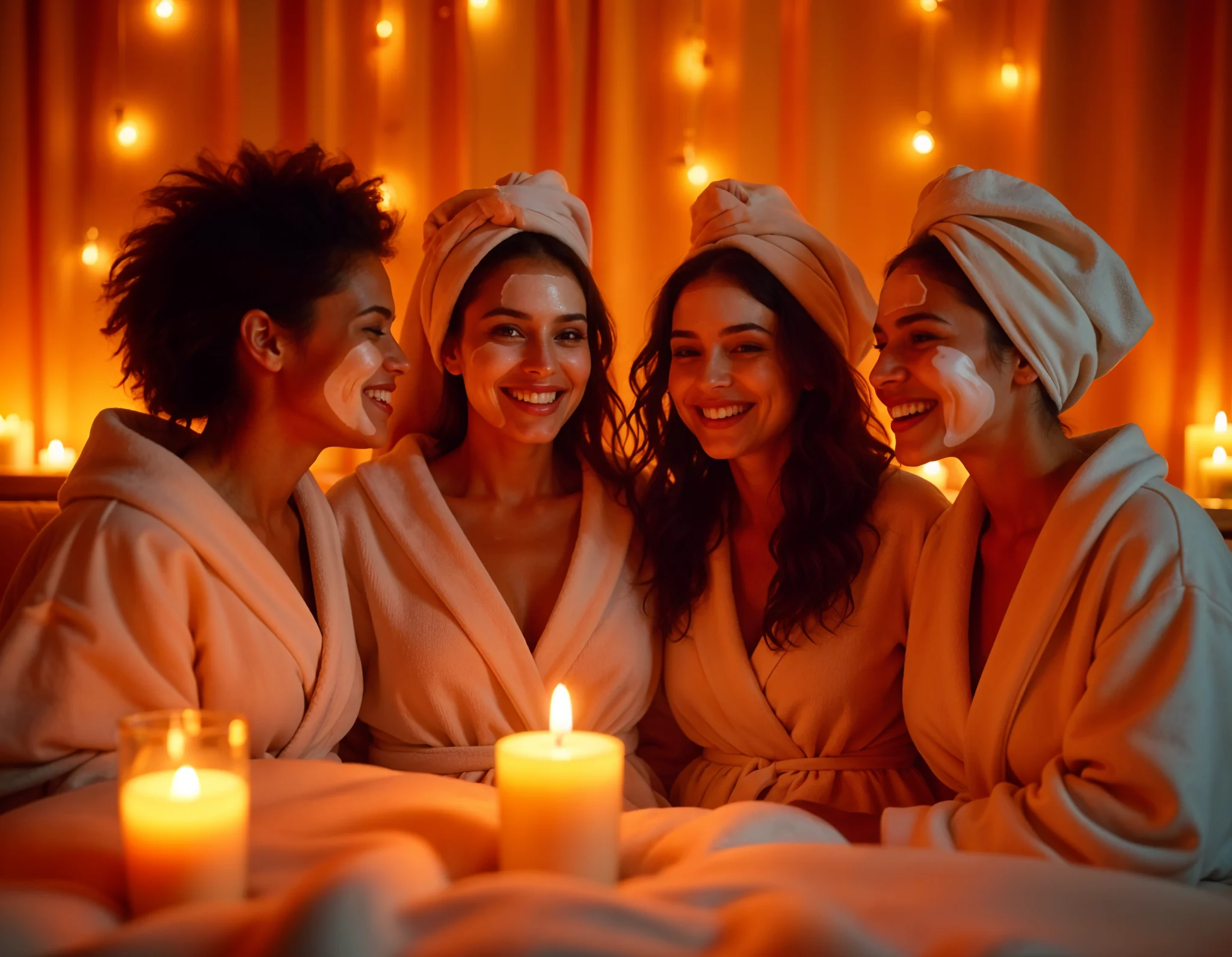 Bachelorette weekend party group photo