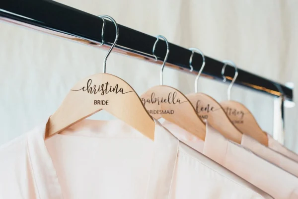 Personalized Bride And Bridesmaid Hangers