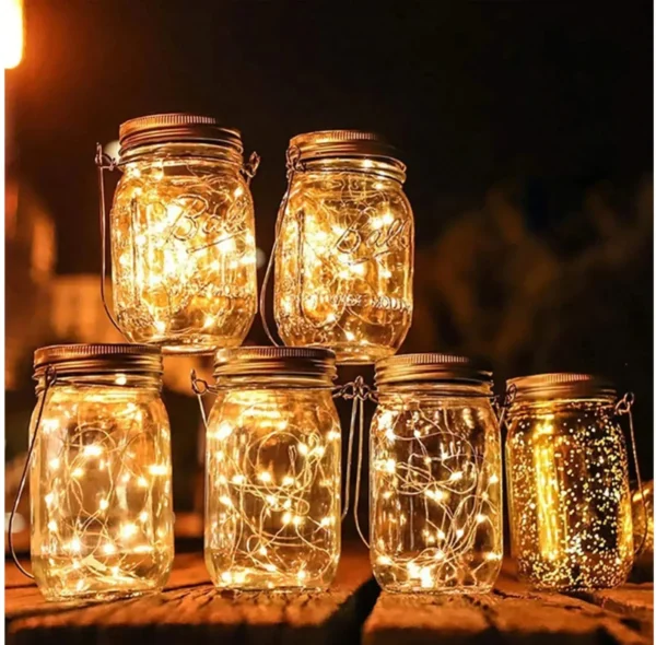 LED Mason Jar Wedding Decor