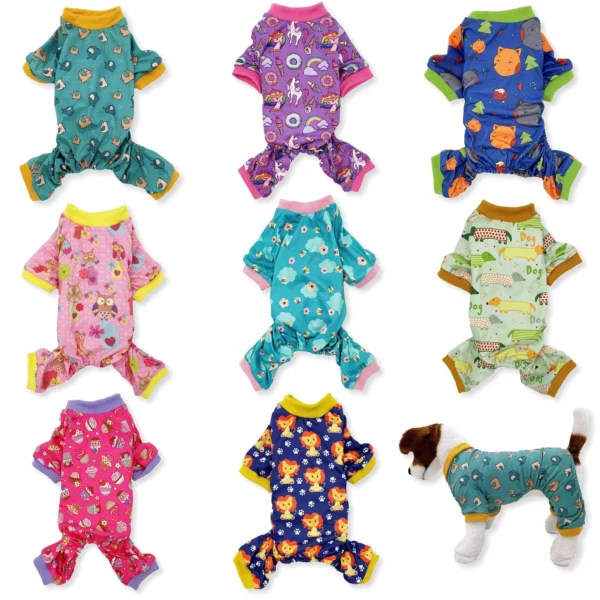 Dog Pajamas Soft Cotton Blend Jumpsuit
