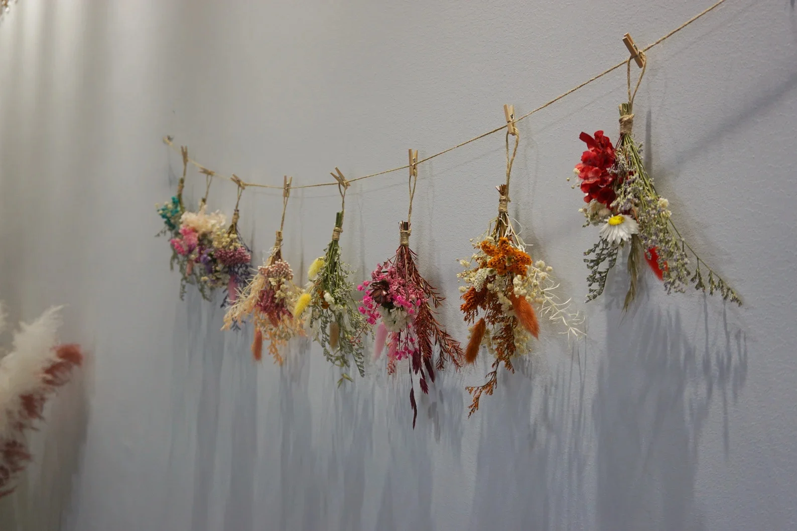 Dried Flowers Wall Hanging