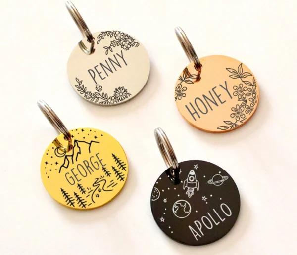 Engraved Name Pet Tag