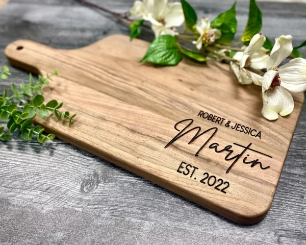 Charcuterie Board Personalized Serving Board