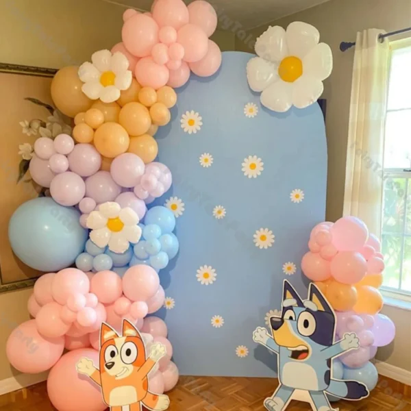 102pcs Daisy Flower Balloons Garland Arch Kit