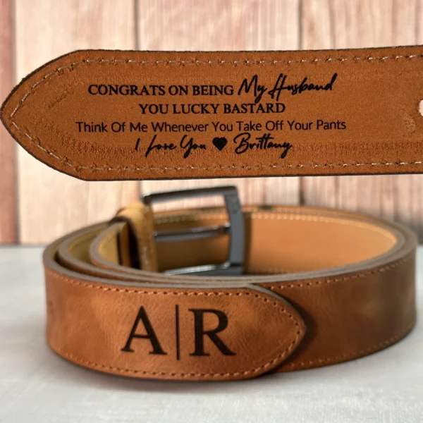 Personalized Leather Belt